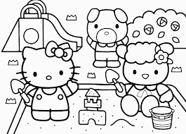 Disegno di hello kitty sul delfino a colori per bambini. Disegni Da Colorare Pasqua Hello Kitty Mamme Magazine