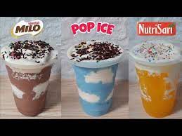 Es Awan Viral Ide Jualan Minuman Kekinian Modal Kecil Dari Pop Ice Milo Nutrisari Youtube Ide Makanan Resep Makanan Penutup Mudah Makanan Ringan Manis