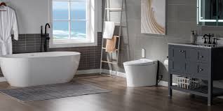 Maybe you would like to learn more about one of these? á… Woodbridge 55 Acrylic Freestanding Bathtub Contemporary Soaking Tub With Brushed Gold Overflow And Drain White Tub B1418 Bg Drain O Woodbridge