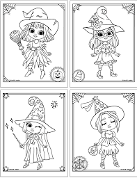 Halloween monster coloring pages printable and coloring book to print for free. 19 Free Printable Cute Halloween Witch Coloring Pages The Artisan Life
