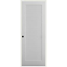Qr code link to this post. American Building Supply 30 In X 80 In Primed Louver Primed Pine Wood Right Hand Inswing Single Prehung Interior Door In The Prehung Interior Doors Department At Lowes Com