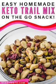 Easy Homemade Keto Trail Mix Recipe Low Carb And Gluten Free Recipe Trail Mix Recipes Homemade Trail Mix Recipes Trail Mix