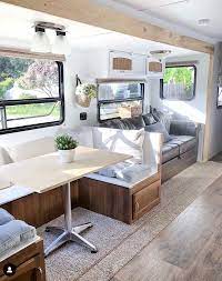 The interiors of the equine motorcoaches start from the entry on the side of the vehicle. 20 Inspiring Rv Makeovers If You Re Planning An Rv Remodel Remodeled Campers Diy Rv Remodel Rv Remodel