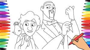 Ryan trains to become part of the spy team! Spies In Disguise Coloring Pages For Kids Lance And Walter Spies In Disguise Drawing And Coloring Youtube