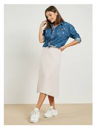 Midi Triko Etek Tas Triko Moda Stilleri Etek