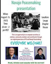 Ahe'hee' nitsaago to Chief Justice Emeritus, Robert Yazzie and his  apprentice Shandiin Yazzie for a great and informative presentation