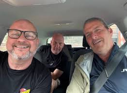 On our way from Manchester, hope the beers cold. See you later everyone