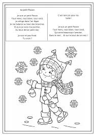 Le Petit Flocon Poeme Pour Enfant Comptines Chansons Comptines