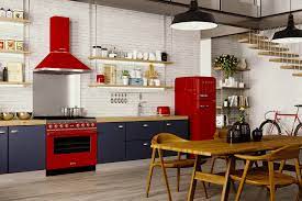 16.5 x 8.9 x 6.5 | bonus recipe ebook 4.7 out of 5 stars 3,975 $34.90 $ 34. Retro Smeg Kitchen With Red Appliances And Blue Cabinets Eclectic Kitchen Miami By La Cuisine Appliances Houzz