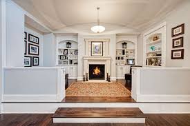 Half Wall For Sunken Family Room Sunken Living Room Family Room Living Room Remodel