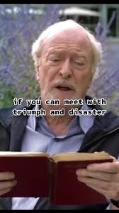 MOMENT: IF read by #michealcaine #oldschool #poetry #film #viral #foryoupage