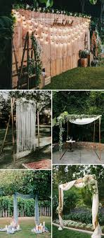 When you decide to have a backyard wedding at a family member's or friend's home, you automatically slash your wedding budget dramatically because you aren't paying for a venue. 30 Ingenious Ideas For A Small Intimate Backyard Wedding On A Budget Elegantweddinginvites Com Blog