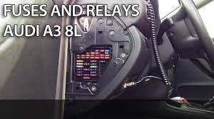 Where Are Fuses And Relays In Audi A3 8l Fuse Box Fuse Box Audi Audi A3