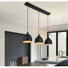 Modern Linear Multi Light Pendant With Black White Teardrop Shade 3 Lights Beautifulhalo Com