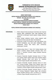 Sk Pemberian Penghargaan Pegawai