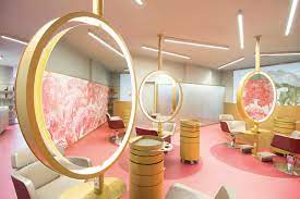 Architecture and interior design projects of salons, including luxury beauty salons, nail parlours with pastel interiors, hairdressers and barbershops. Hair Salon Design Texhair Hairdresser Chain In Italy Archi Living Com