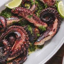 Grilled Octopus Recipe Yummly Recipe Octopus Recipes Grilled Octopus Greek Octopus Recipe