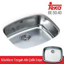 Elleci 1 gözlü granitek evye (tezgah altı). Teka Be 50 40 Paslanmaz Celik Tezgah Alti Eviye Sadece 249 00 Tl