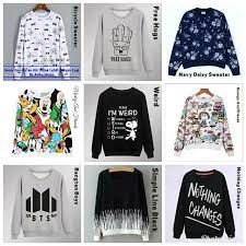 Beli switer keren online berkualitas dengan harga murah terbaru 2021 di tokopedia! Geser 9 Gambar Sweater Switer Sweater Wanita Jaman Now Cocok Untuk Abg Kece Shopee Indonesia