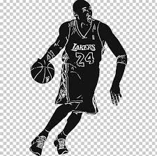 Pin the clipart you like. Los Angeles Lakers Wall Decal Sticker Basketball Png Clipart Basketball Basketball Player Black Black And White