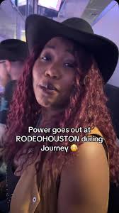 The #Journey show at #RODEOHOUSTON got CANCELED due to an electrical fire  😳 we gotta stop believing I fear 😩 , #KRBE #KRBERODEO