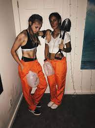 You won't mind prison orange in these sassy prison jumpsuit costumes. Holes Halloween Costume Costume Halloween Holes Halloween Costumes Women Creative Halloween Costume Outfits Duo Halloween Costumes