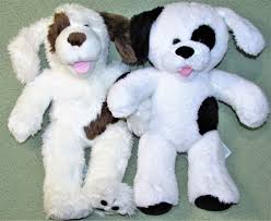 Black Bear Stuffed Animal Large Build A Bear Puppy Dogs Black White Tan Brown Spots Plush Stuffed Animals Sound Buildabearworkshop Any Bear Puppy Plush Stuffed Animals White Stuffed Animal