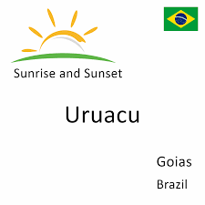 Get goiânia's weather and area codes, time zone and dst. Sunrise And Sunset Times In Uruacu Goias Brazil