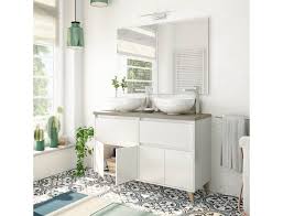 Il bagno moderno joy è semplicità, pulizia estetica, fine mobile bagno laccato cenere opaco composto da: Mobile Bagno A Terra 80 Cm Bianco Lucido E Rovere Con Lavabo A Ciotola Colore Bianco Lucido Accessorio Standard Misura 120 Cm Abitare