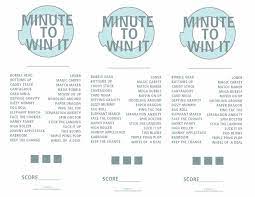 Mtwi Scorecards Minute To Win It Games Minute To Win It Word Games For Kids