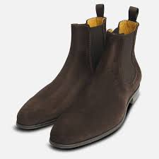 | brown men's chelsea boots. Brown Suede Chelsea Boots For Men