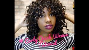 Hey frandsssss :) check out how i achieved this super easy hairstyle using hair from impressive brand!products used:ecostyler olive oil gelnairobi wrapping f. Curly Quick Weave Tutorial Youtube