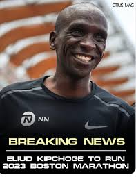 Kipchoge wished the sporting fraternity God's blessings during the holidays 