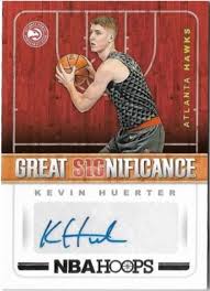 Kevin huerter is an american professional basketball player who plays at the shooting guard or on nba 2k21, the current version of kevin huerter has an overall 2k rating of 76 with a build of a. Future Watch Kevin Huerter Rookie Basketball Cards Hawks Go Gts