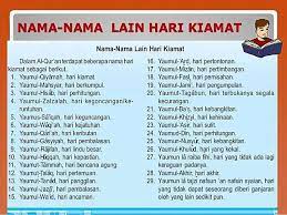 Bahkan, allah menyebutkan kiamat dengan 20 nama berbeda hari kiamat. Sebutkan Nama Nama Lain Hari Kiamat Brainly Co Id
