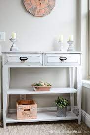 Small Console Table Plans Small Console Tables Farmhouse Console Table Diy Console Table