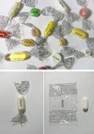 Candy Wrapped Up As Aspirin And Other Meds To Give As Favors At A Grad Party Too Cute Creative Packaging Design Medicine Packaging