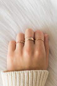 Pin On Simple Dainty Rings