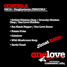 Chicken chop black pepper meleleh!!! One Love Cafe Startseite Facebook