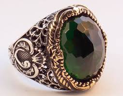 Free Shipping Free Resizing 925 Sterling Silver Men 39 S Ring With Totally Handmade Absolutely Unique Real Emerald Anel Masculino Acessorios Pingentes