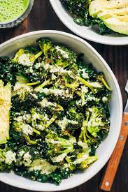 Vegan Broccoli Salad W Green Tahini Sauce Well And Full Recipe Vegan Broccoli Salad Vegan Salad Recipes Broccoli Salad