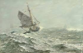 The White Squall 1907 Painting by Arthur John Briscoe - Fine Art America