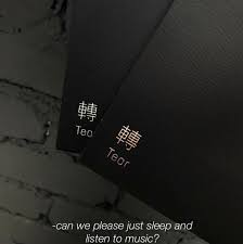 Aesthetic Korean Black And White Quotes 