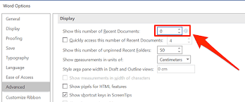 How To Clear Recently Opened File List In Word