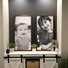 Xl Size Custom Signs From Smallwood Would Love To Get Some Of These Printed With Pictures Of Jameson Smallwood Home Custom Wood Frames Home Goods Decor