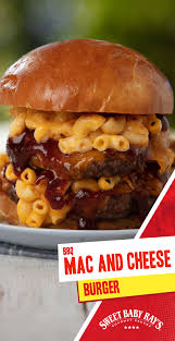 Bbq Mac And Cheese Burger Recipe Mac And Cheese Burger Burger Mac And Cheese