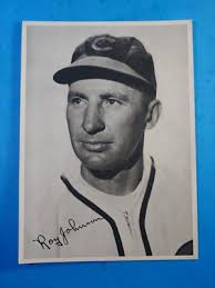 1938 CHICAGO CUBS TEAM ISSUE PHOTO (6.5"x 9") ROY JOHNSON EX