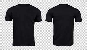 Premium Psd Black Tshirts Mockup Front And Back Plain Black T Shirt Polo Shirt Design Black Tshirt