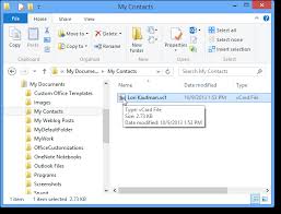 You can make your own basic greeting cards using any desktop publishing or graphics software. How To Export A Contact To And Import A Contact From A Vcard Vcf File In Outlook 2013