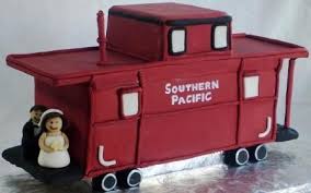 Southern Pacific Train Caboose Groom S Cake Grooms Cake Grooms Cake Tables Train Cake